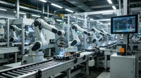 Líneas de producción automatizadas y robots
